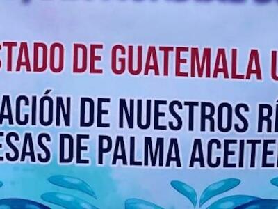 Contaminación del agua por palma aceitera sigue impune en Franja Transversal del Norte