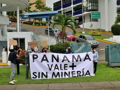 Continúan las manifestaciones en rechazo a la minería en Panamá
