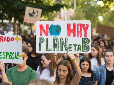 Huelga climática de 2019. Foto: Pablo Ibáñez (AraIfo)