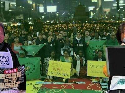 Corea del Sur: La Vía Campesina se solidariza con los movimientos campesinos en su lucha por construir una nueva sociedad