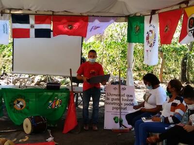 Dio inicio la jornada de la CLOC-Vía Campesina en Republica Dominicana