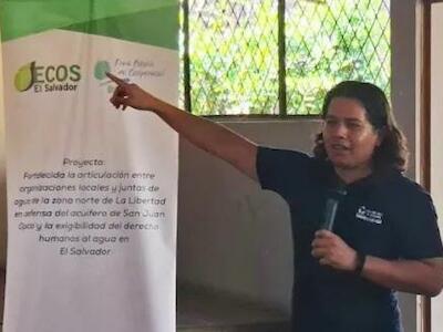 Debido el agravamiento a la persecución y criminalización de defensores de derechos humanos, como Alejandro Henríquez, presidente de ECOS El Salvador, la organización anuncia el cierre de operaciones. Foto Diario Co Latino/cortesía. Foto Diario Co Latino /Archivo.