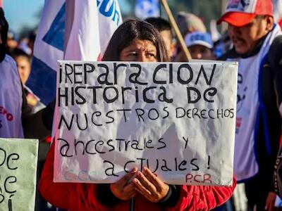 Foto: Vicky Aranda, cobertura del juicio por la Masacre de Napalpí