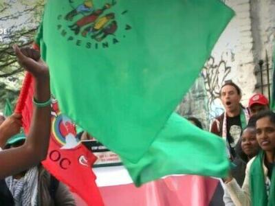 El movimiento campesino mundial en Bogotá proclama: “Defendemos la vida, la de lxs campesinxs y la del planeta entero”
