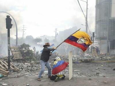 El pueblo ecuatoriano continúa el paro nacional