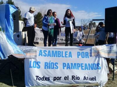 El río Colorado en peligro por la construcción de la represa El Portezuelo