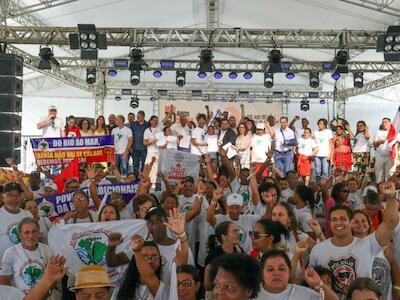 Em ato político, MAB entrega demandas e anuncia conquistas com parceiros e autoridades no Espírito Santo