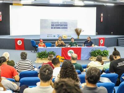 - Encontro Nacional da Cooperativas de Reforma Agrária reafirma compromisso com a Reforma Agrária Popular e a construção de um modelo de desenvolvimento agroecológico. Foto: Priscila Ramos