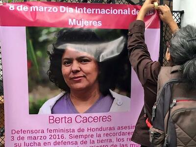 Exige Copinh sentencia inmediata por asesinato de defensora Berta Cáceres