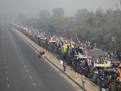 India y la larga marcha campesina