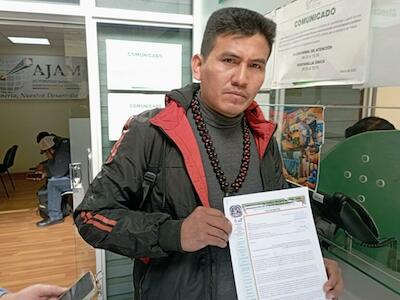 Indígenas presentaron ante la AJAM petitorio para restringir otorgación de derechos mineros