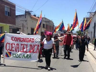 Indígenas y campesinos denuncian desalojos y represión durante gestión de Milei