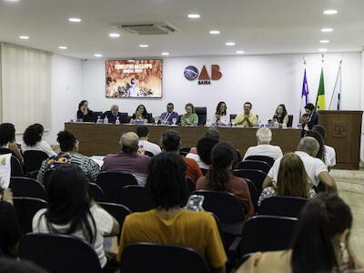 Lançamento estadual foi realizado na sede da OAB, no centro de Salvador - Thomas Bauer/CPT BA