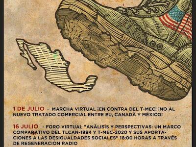 Jornada de lucha en contra del T-MEC y los megaproyectos, Tren Maya y Corredor Interoceánico