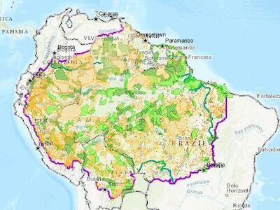 Solo durante 2018 se deforestaron 31.269 kilómetros cuadrados de bosques en toda la Amazonía / Fuente: Raisg