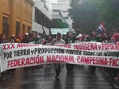 Las luchas campesinas por tierra y reforma agraria son la salida a las crisis actuales 