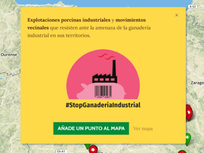 Mapa de luchas vecinales contra la ganadería industrial