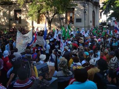 Marcha campesina e indígena resiste y logra sus primeras reivindicaciones