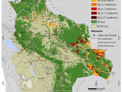 Más de 5 millones de hectáreas se quemaron en Bolivia