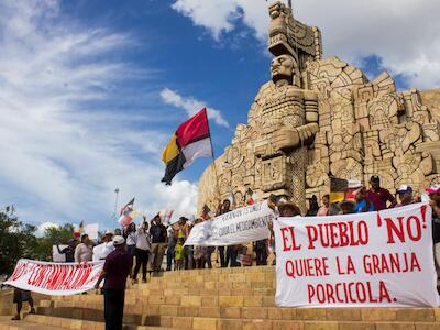 México: Ignora congreso de Yucatán decisión del pueblo de Homún y favorece a megagranja