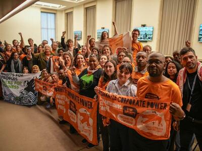 Movimientos sociales y estados del sur global piden fin a la impunidad corporativa 