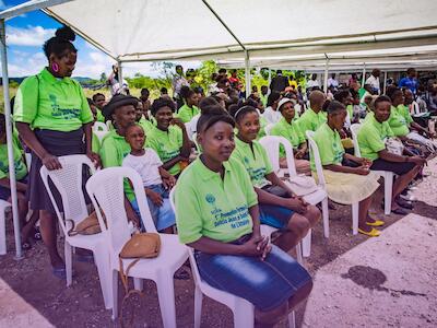 Mujeres resisten al acaparamiento de tierras y a la zona franca en región de Haití