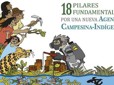 Nacen 18 pilares para una nueva agenda campesina-indígena