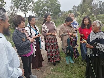 Asamblea para la revisión del proyecto propuesta de ley en medicina tradicional CDMX. Cortesía: Red Autónoma de Médicos Tradicionales y Parteras CDMX, Área Metropolitana.