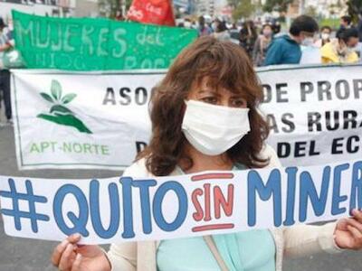 Piden Consulta Popular contra minería metálica en áreas protegidas de Quito 