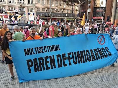 Organizações comprometidas com a defesa da vida e a luta contra os agrotóxicos na Argentina e no Brasil, realizaram esta semana, atividades durante o FSM - Foto: Luis Martínez