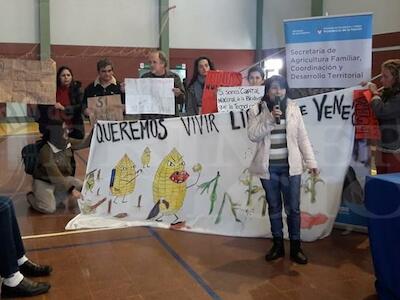 Productores irrumpieron en presentación de “Misiones: La nueva frontera del maíz”