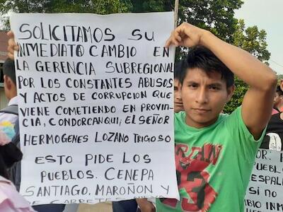 Pueblo Awajún resiste a nuevo embate de minera Afrodita