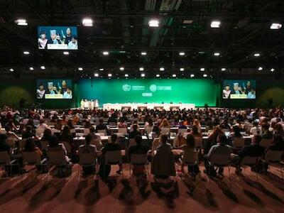 Imagen de la reunión donde se eligió a Colombia como sede de la COP16. Foto: RTVC