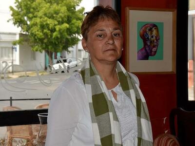 Estela Lemes: "Las mujeres hemos decidido tomar el papel que nos corresponde en la sociedad" / Foto: Hernán Saravia.