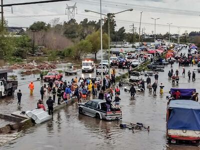Temporal: se agravan las inundaciones en Zárate y Campana