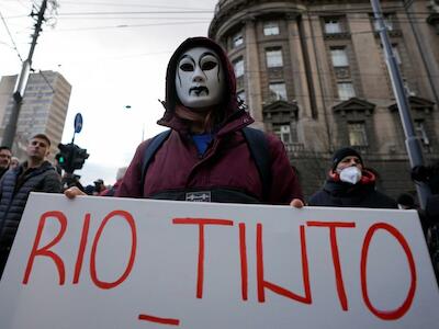 Tras semanas de movilizaciones, Serbia expulsó definitivamente a la minera Rio Tinto