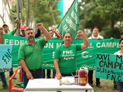 Vigesimo sexta marcha campesina, con cuatro días de movilización