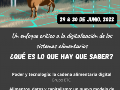 Webinario: Diálogos sobre Alimentos, Datos y Justicia