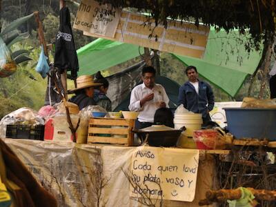 Con la destrucción del bosque otomí, el gobierno destruye también la vida de la comunidad de Xochicuautla