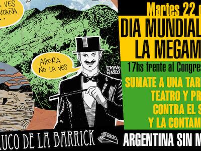 Flier jornada contra megamineria