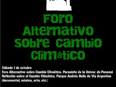 Foro Alternativo sobre Cambio Climático