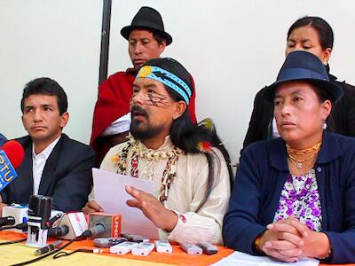 CONAIE denuncia genocidio