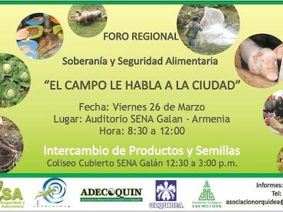 Foro soberania y seguridad alimentaria