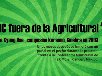 fuera omc de la agricultura