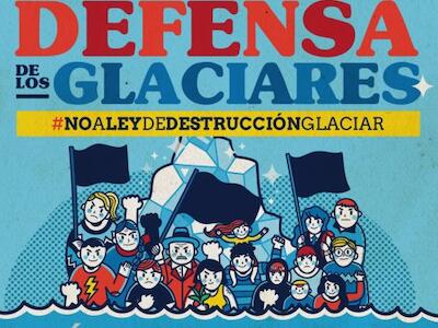 marcha por la defensa de los glaciares