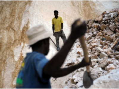 mineria en haití