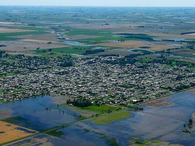 modelo sojero e inundaciones