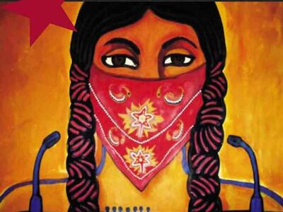 mujer zapatista