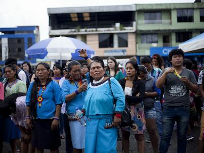 Mujeres amazónicas anuncian que permanecerán en Quito