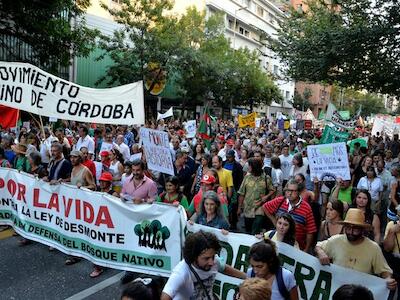 no a la ley de bosques - Argentina
